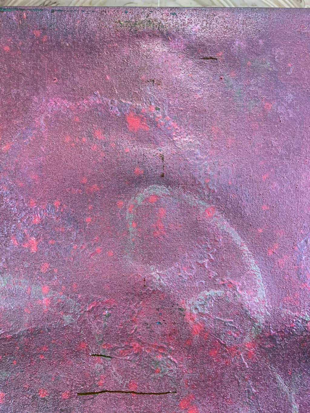 Acrylgemälde Modern grosses Gemälde von Waldemar Kufner (1940-2016) 130x140cm
