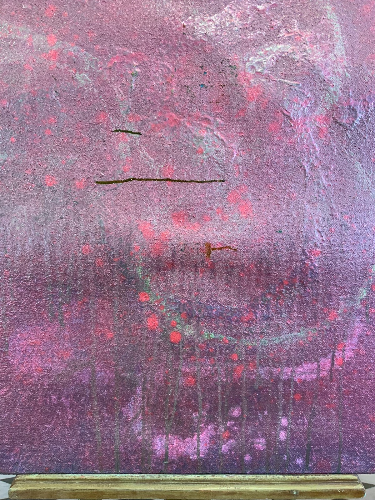 Acrylgemälde Modern grosses Gemälde von Waldemar Kufner (1940-2016) 130x140cm