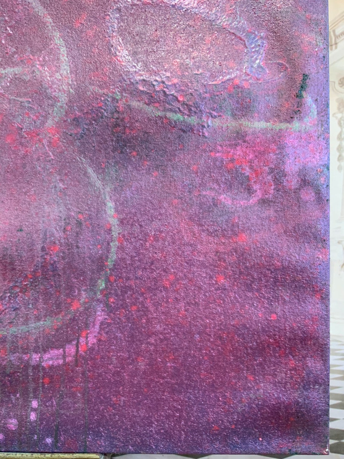 Acrylgemälde Modern grosses Gemälde von Waldemar Kufner (1940-2016) 130x140cm