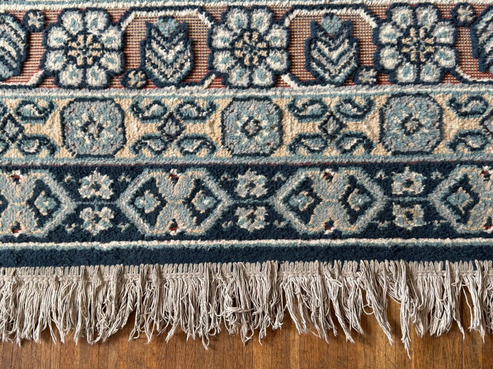 Alter Orientteppich Brücke Teppich aus Wolle 175x115cm