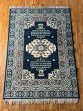 ALTER ORIENTTEPPICH BRÜCKE TEPPICH AUS WOLLE  175x115cm