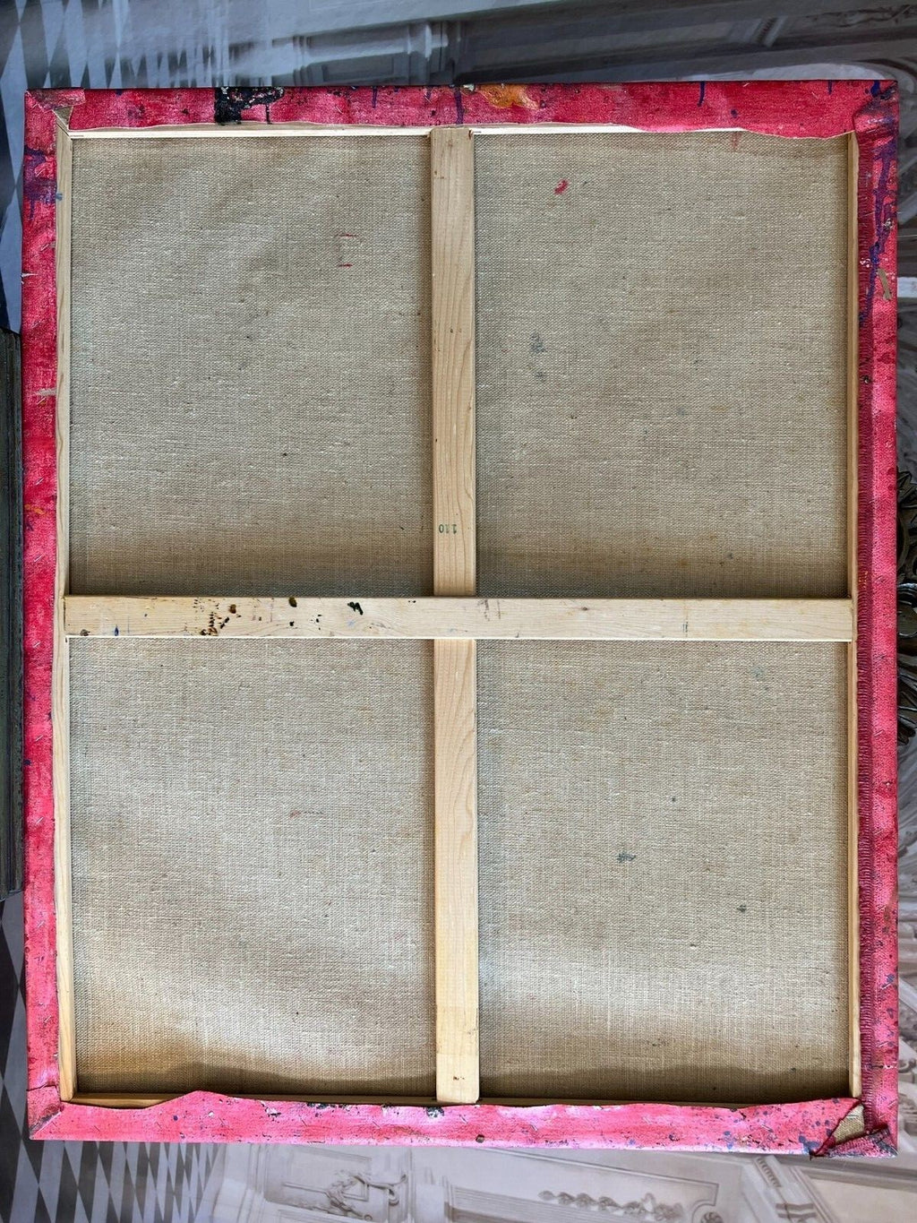 Acrylgemälde Modern grosses Gemälde von Waldemar Kufner (1940-2016) 90x110cm