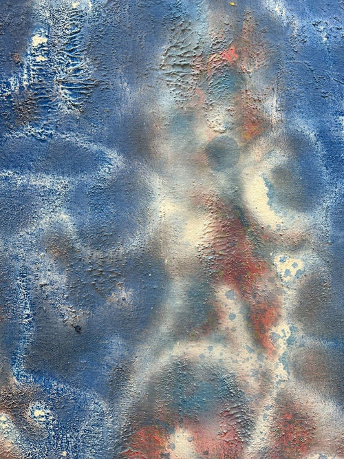 Acrylgemälde Modern grosses Gemälde von Waldemar Kufner (1940-2016) 90x110cm