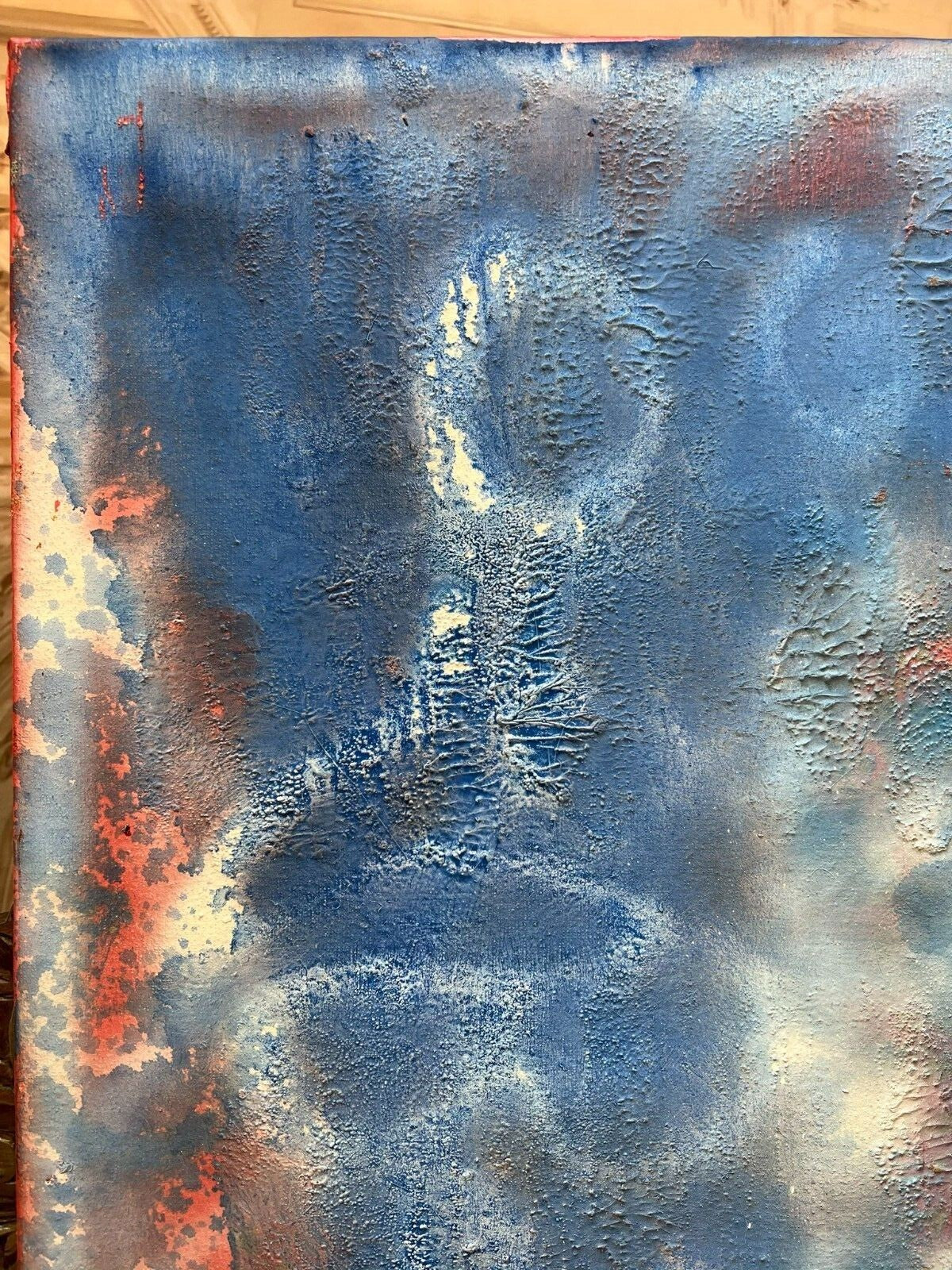 Acrylgemälde Modern grosses Gemälde von Waldemar Kufner (1940-2016) 90x110cm