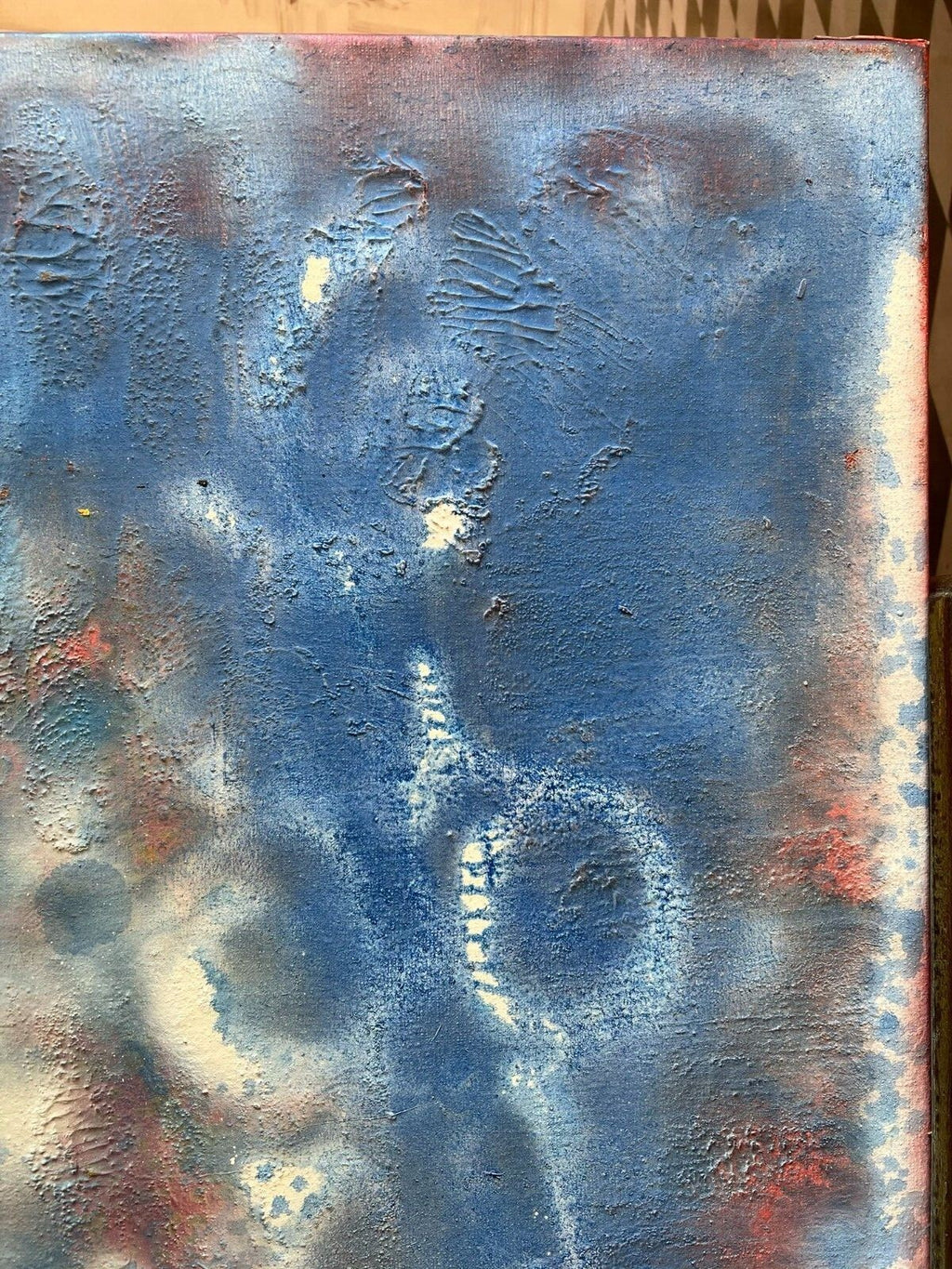 Acrylgemälde Modern grosses Gemälde von Waldemar Kufner (1940-2016) 90x110cm