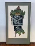 SIGNIERTE LITHOGRAFIE IN PASSEPARTOUT GERAHMT  58x100cm