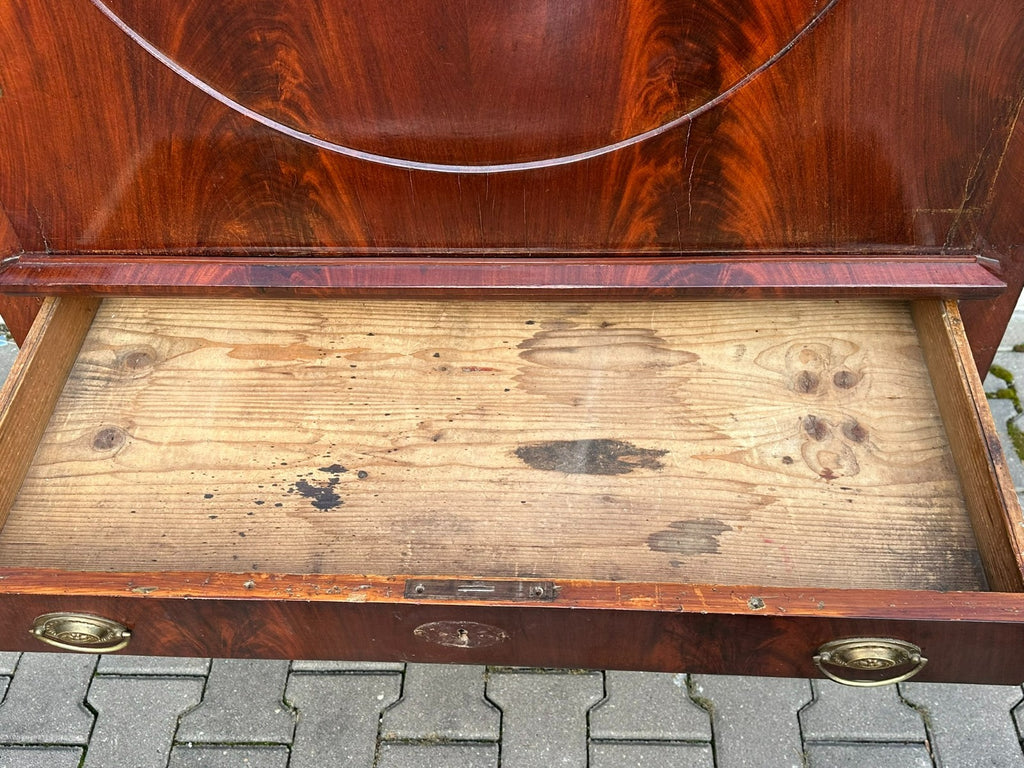 Früher antiker Biedermeier Sekretär um 1820 Mahagoni