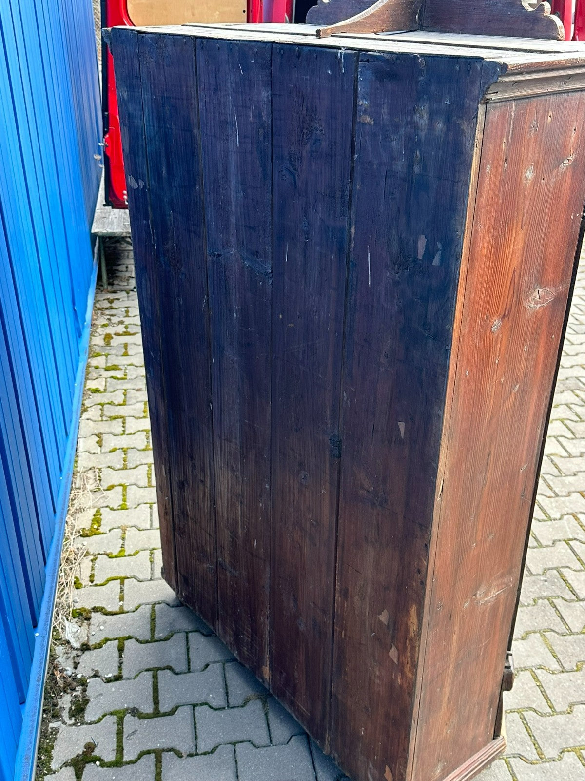 Antiker Schrank Bauernschrank von 1843 Louis Seize Stil Landhaus