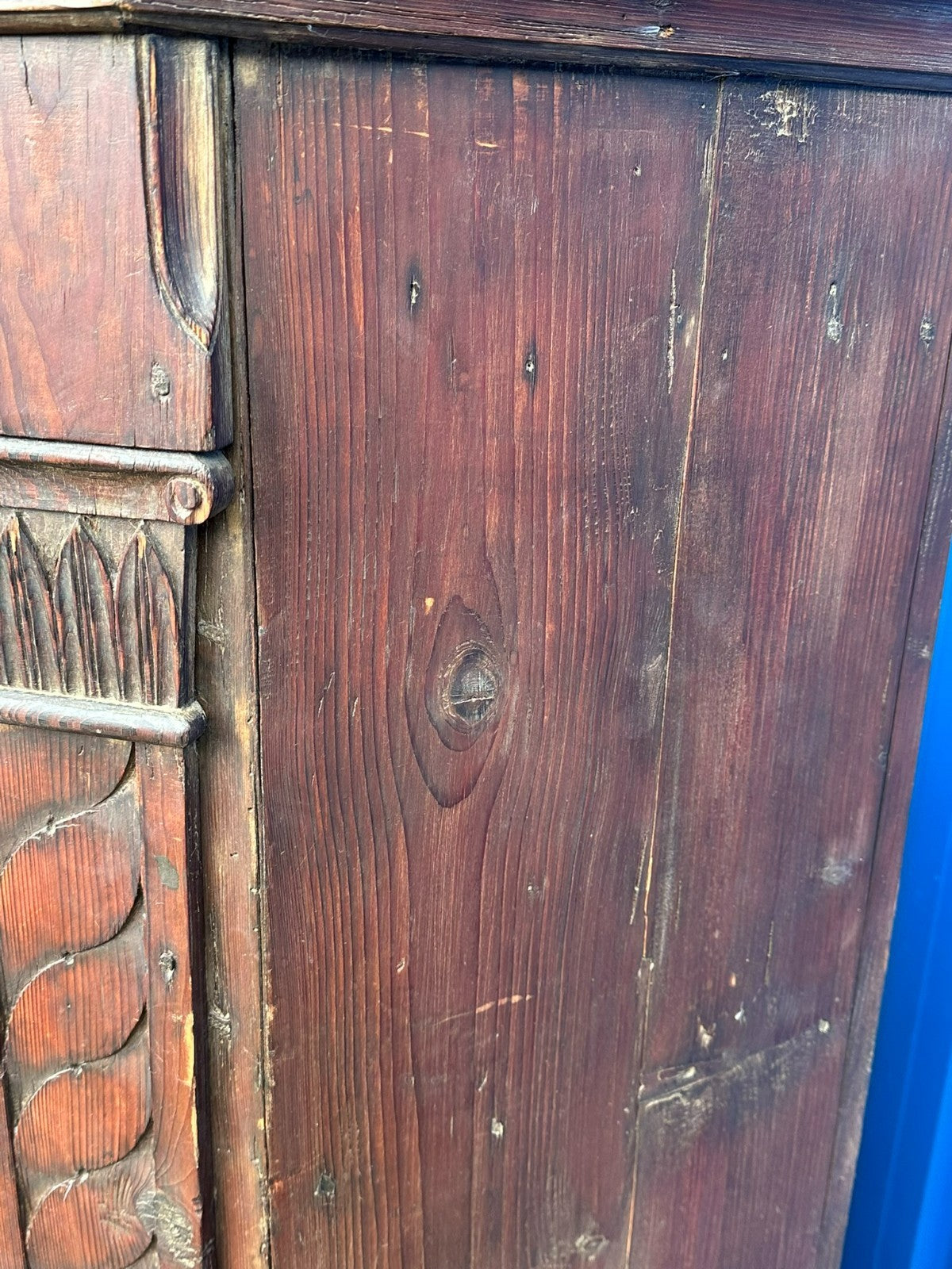 Antiker Schrank Bauernschrank von 1843 Louis Seize Stil Landhaus
