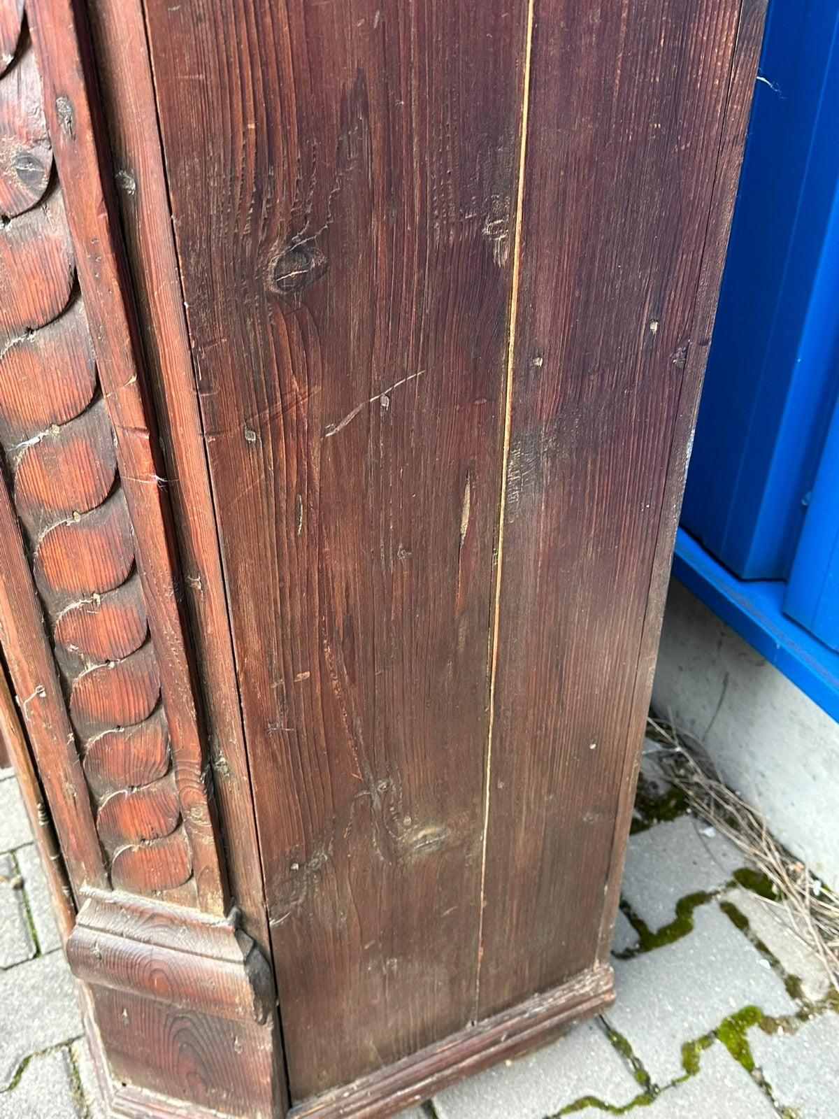 Antiker Schrank Bauernschrank von 1843 Louis Seize Stil Landhaus