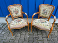 PAAR BAROCK STIL SESSEL PETIT POINT STICKEREI 20 TES JHDT BAROCKSESSEL