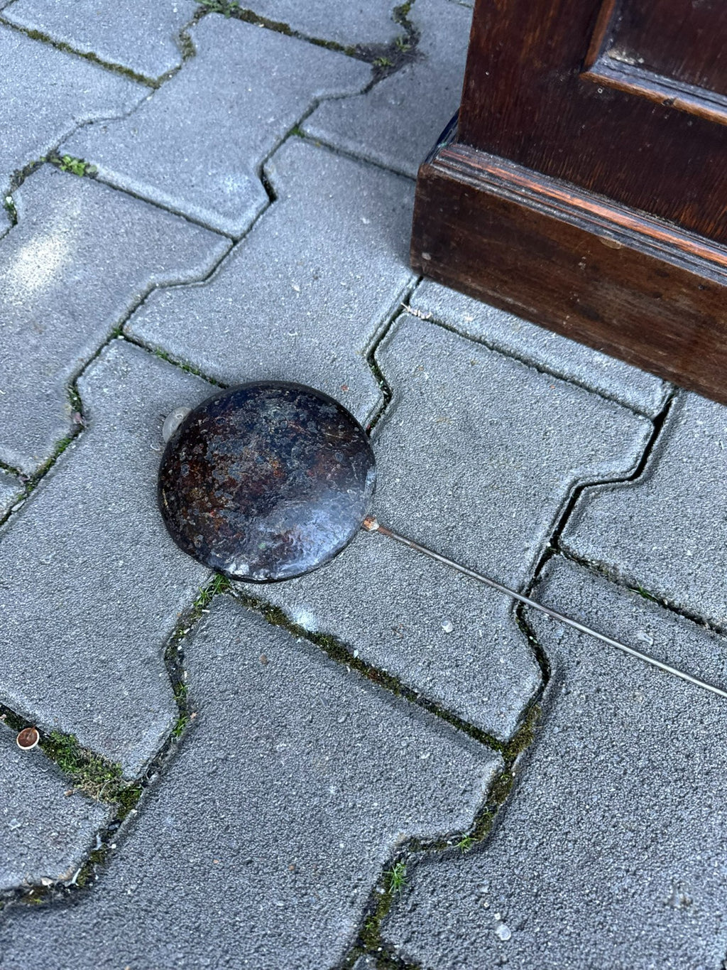 Antike Englische Standuhr aus Eiche 18 tes Jhdt