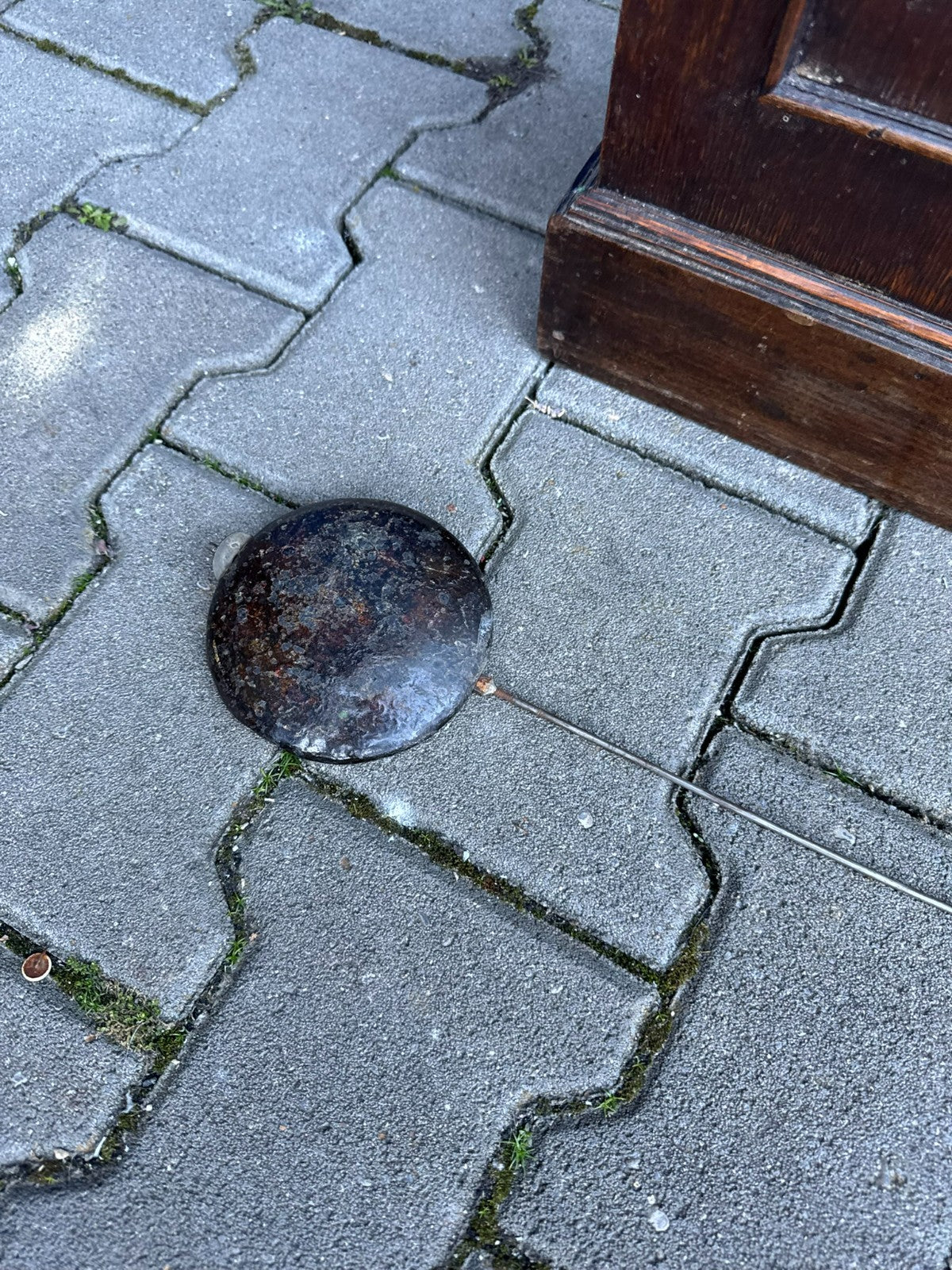 Antike Englische Standuhr aus Eiche 18 tes Jhdt