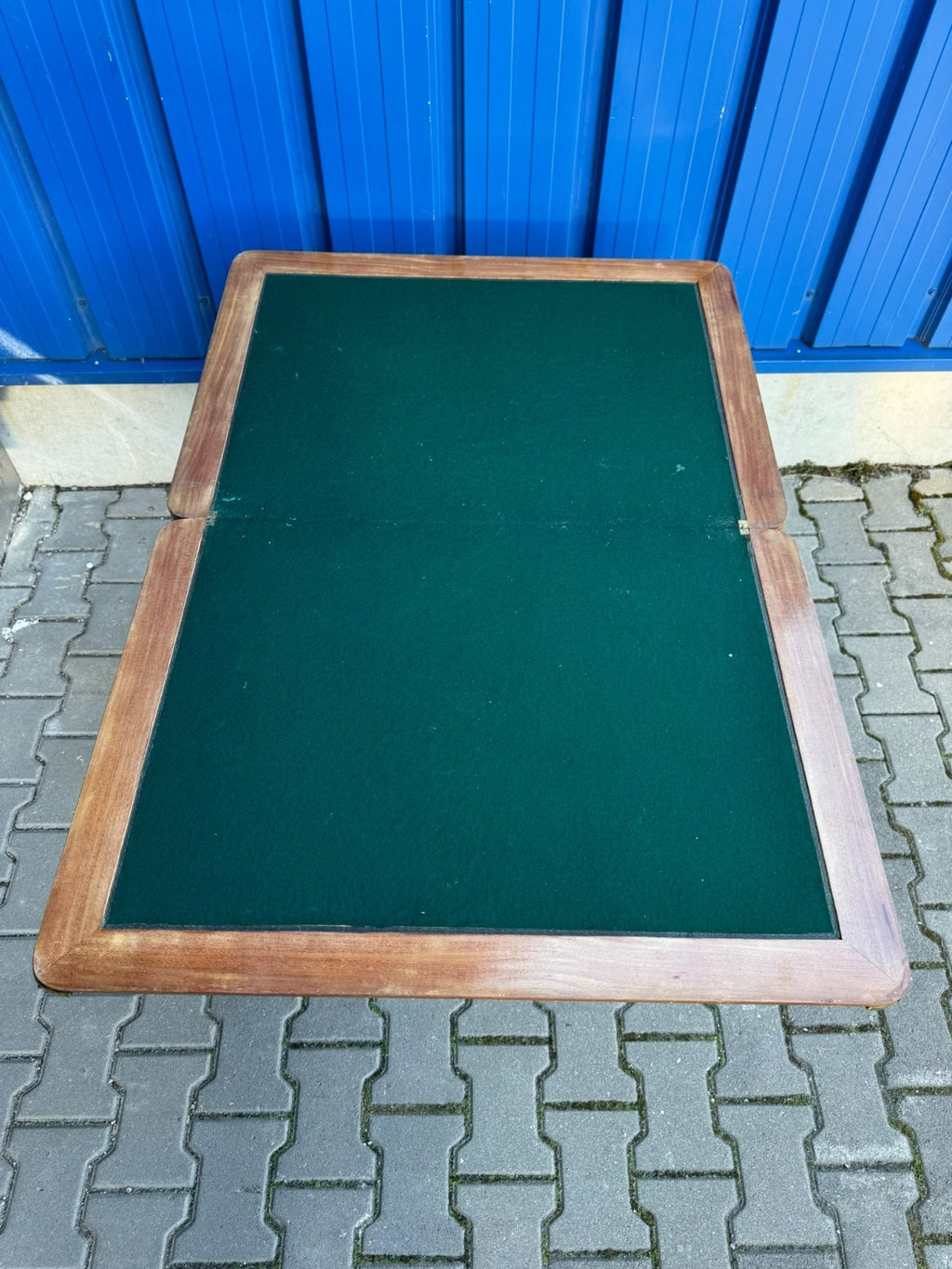 Antiker Spieltisch Nussbaum Frankreich um 1900 mit Intarisen