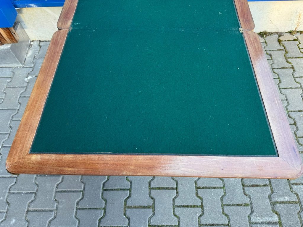 Antiker Spieltisch Nussbaum Frankreich um 1900 mit Intarisen