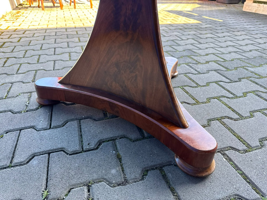 Antiker Esstisch Tisch Frühes 19 tes Jhdt Mahagoni Biedermeier Tisch