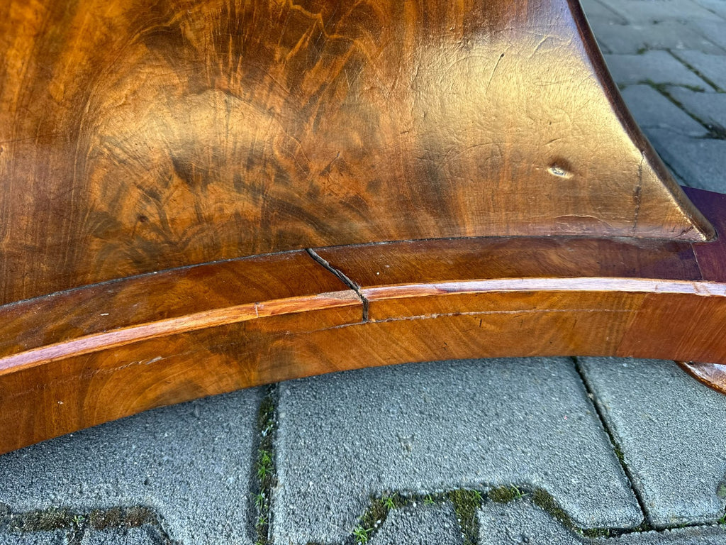Antiker Esstisch Tisch Frühes 19 tes Jhdt Mahagoni Biedermeier Tisch