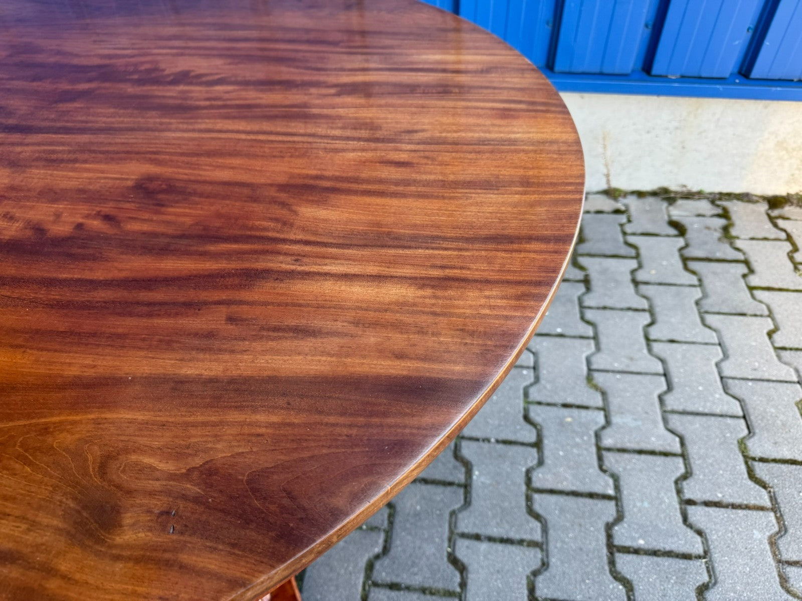 Antiker Esstisch Tisch Frühes 19 tes Jhdt Mahagoni Biedermeier Tisch