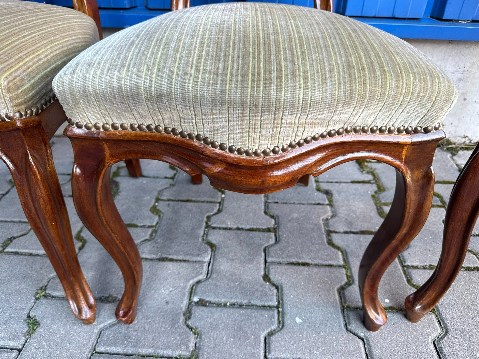 Antike Prunkstühle Stühle Spät Biedermeier um 1860 4x Stuhl