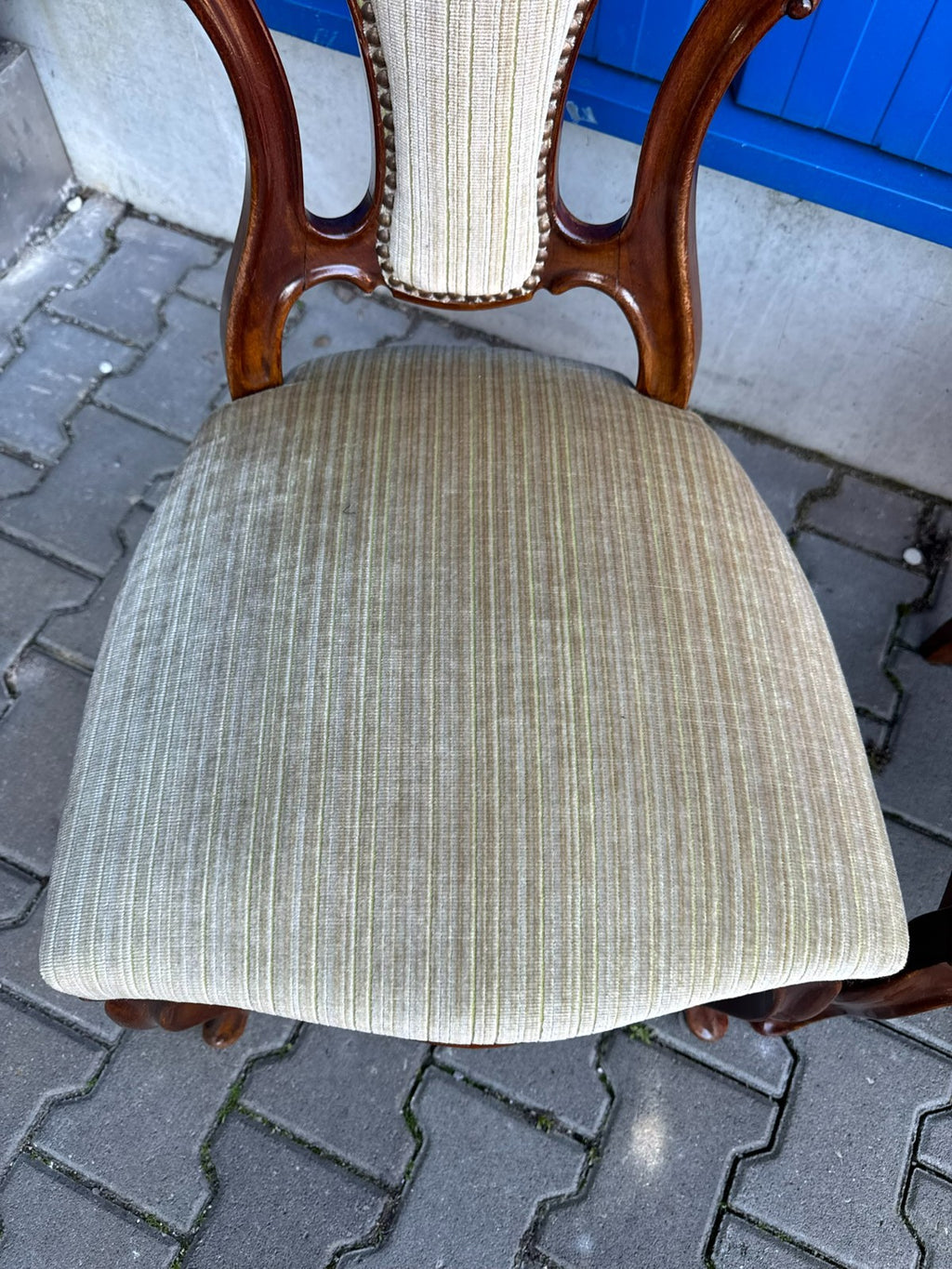 Antike Prunkstühle Stühle Spät Biedermeier um 1860 4x Stuhl