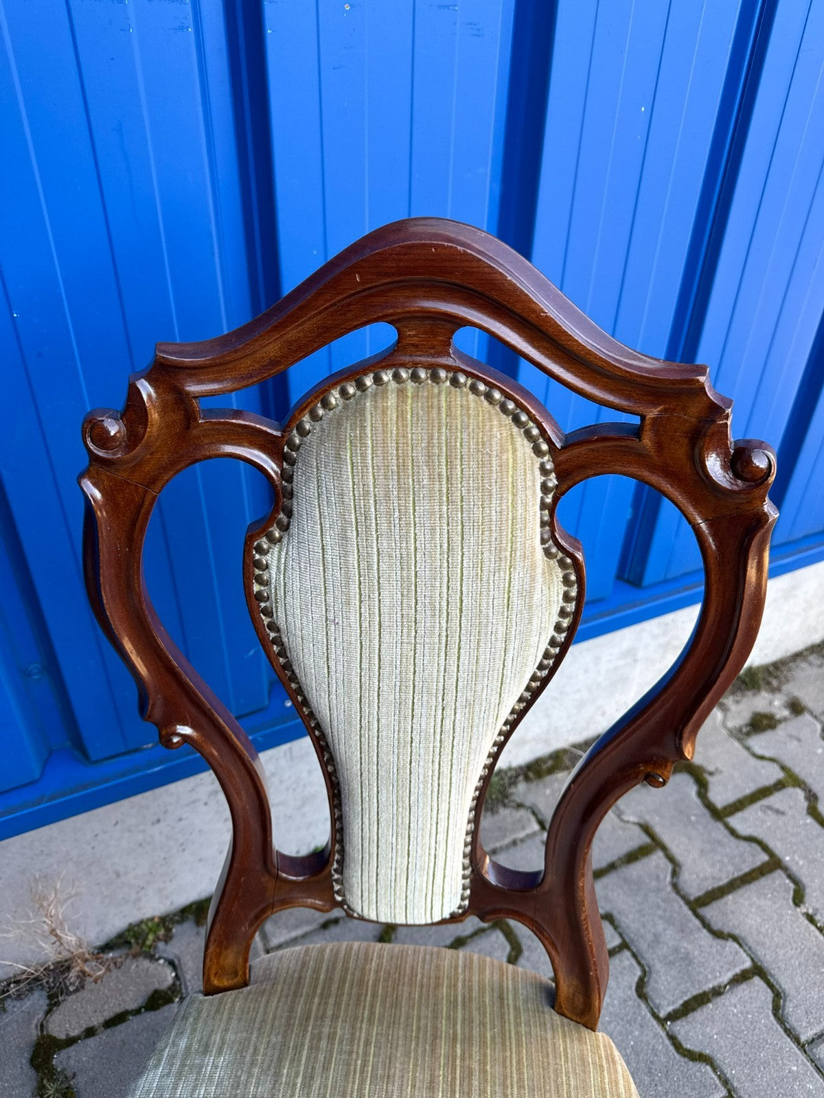 Antike Prunkstühle Stühle Spät Biedermeier um 1860 4x Stuhl