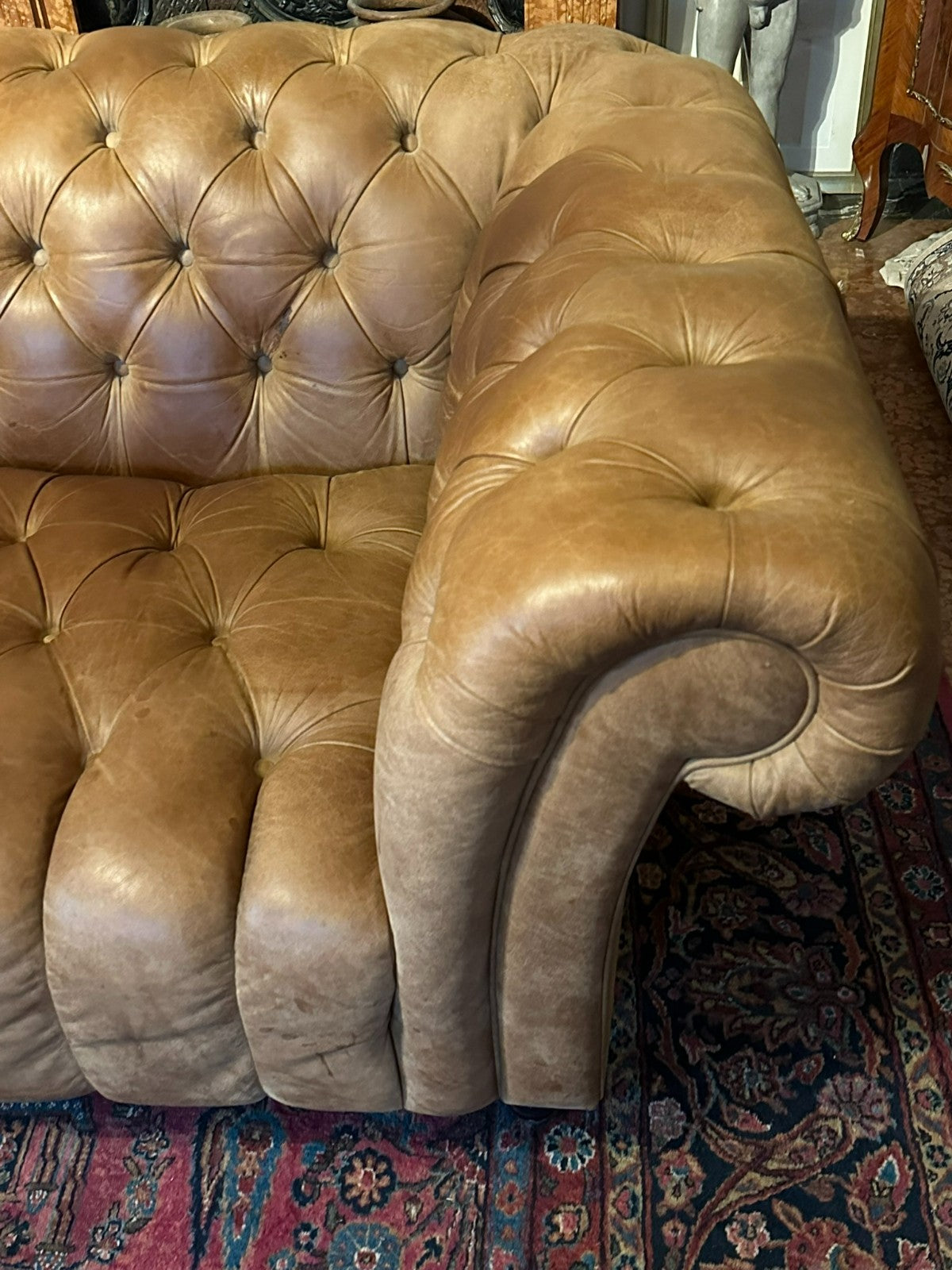 Chesterfield Couch aus Leder Sofa Gutmann Collection 1867