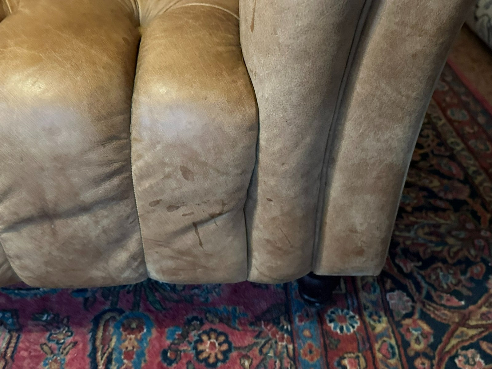 Chesterfield Couch aus Leder Sofa Gutmann Collection 1867