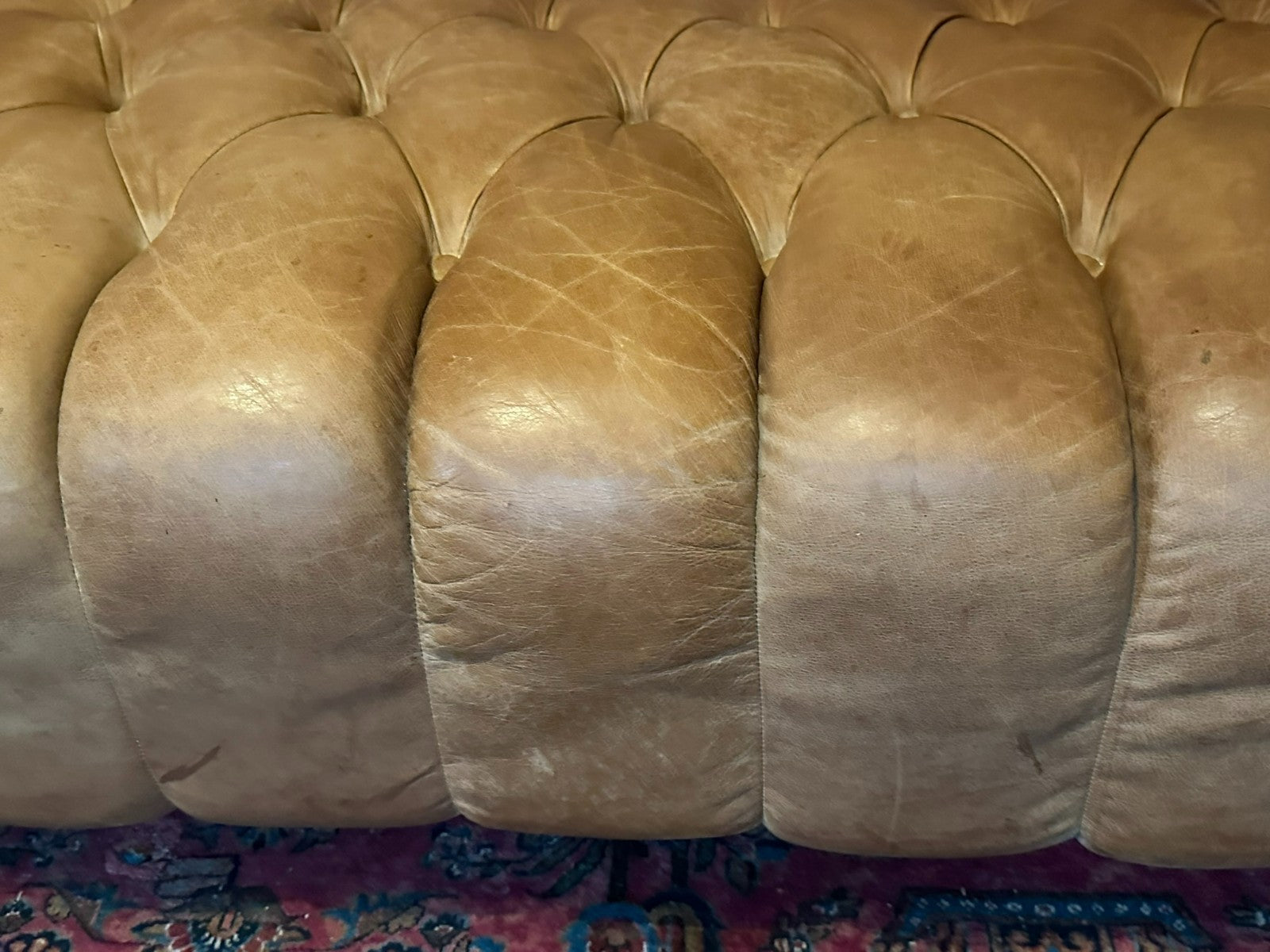 Chesterfield Couch aus Leder Sofa Gutmann Collection 1867