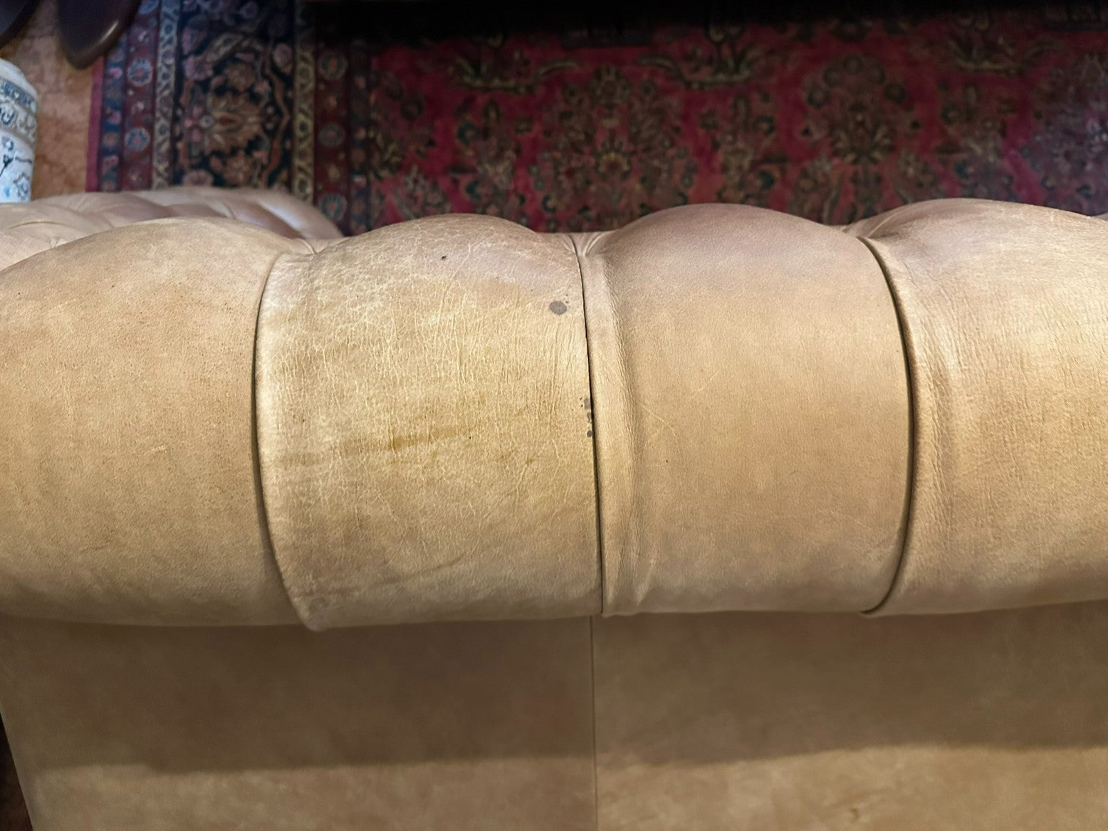 Chesterfield Couch aus Leder Sofa Gutmann Collection 1867