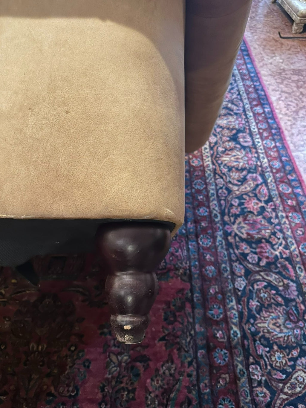 Chesterfield Couch aus Leder Sofa Gutmann Collection 1867