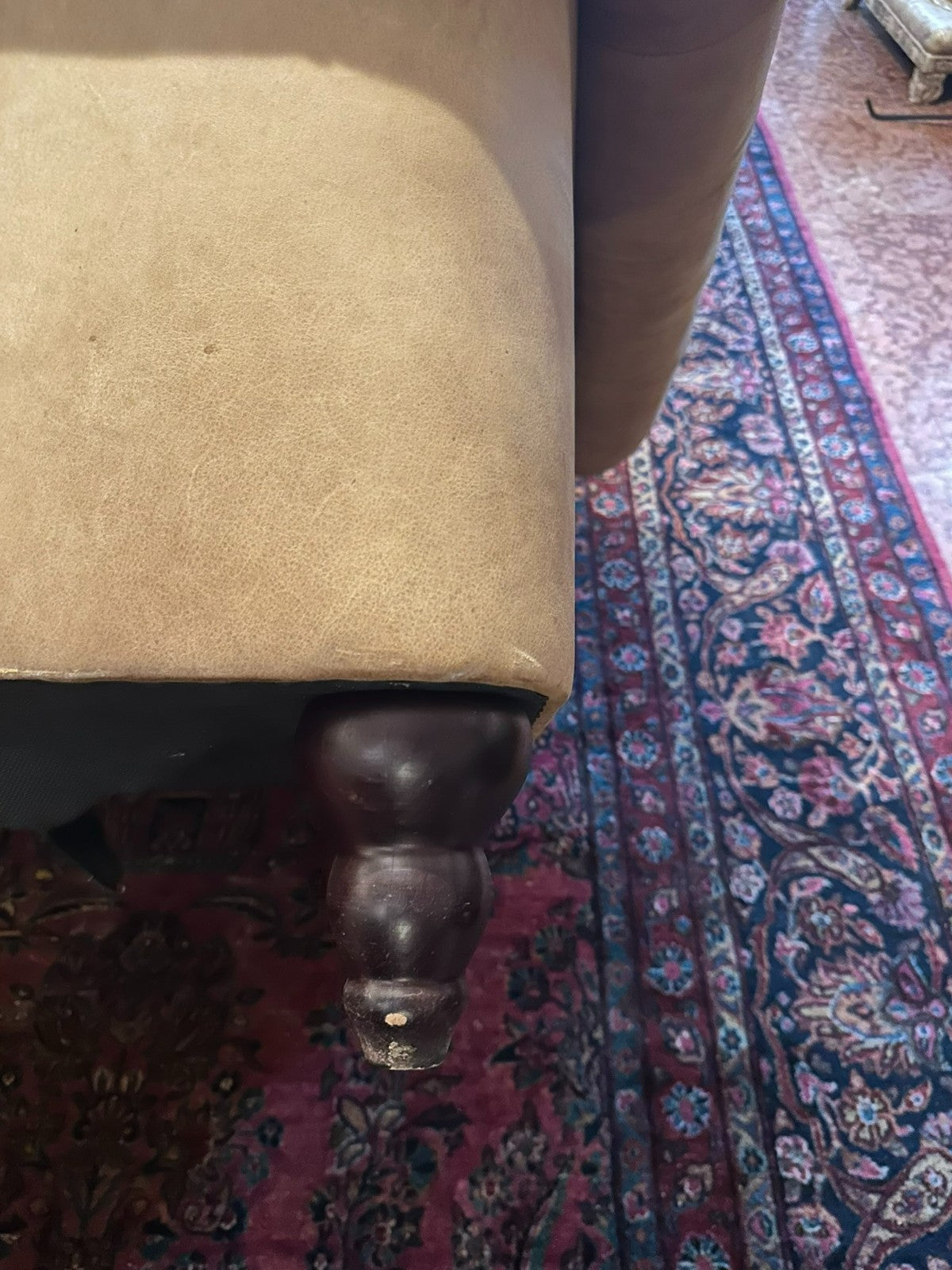 Chesterfield Couch aus Leder Sofa Gutmann Collection 1867