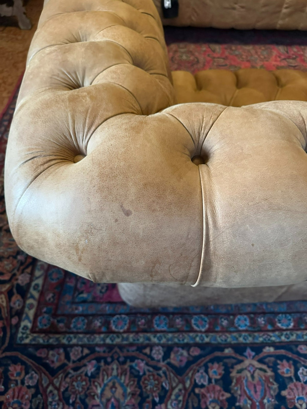 Chesterfield Couch aus Leder Sofa Gutmann Collection 1867