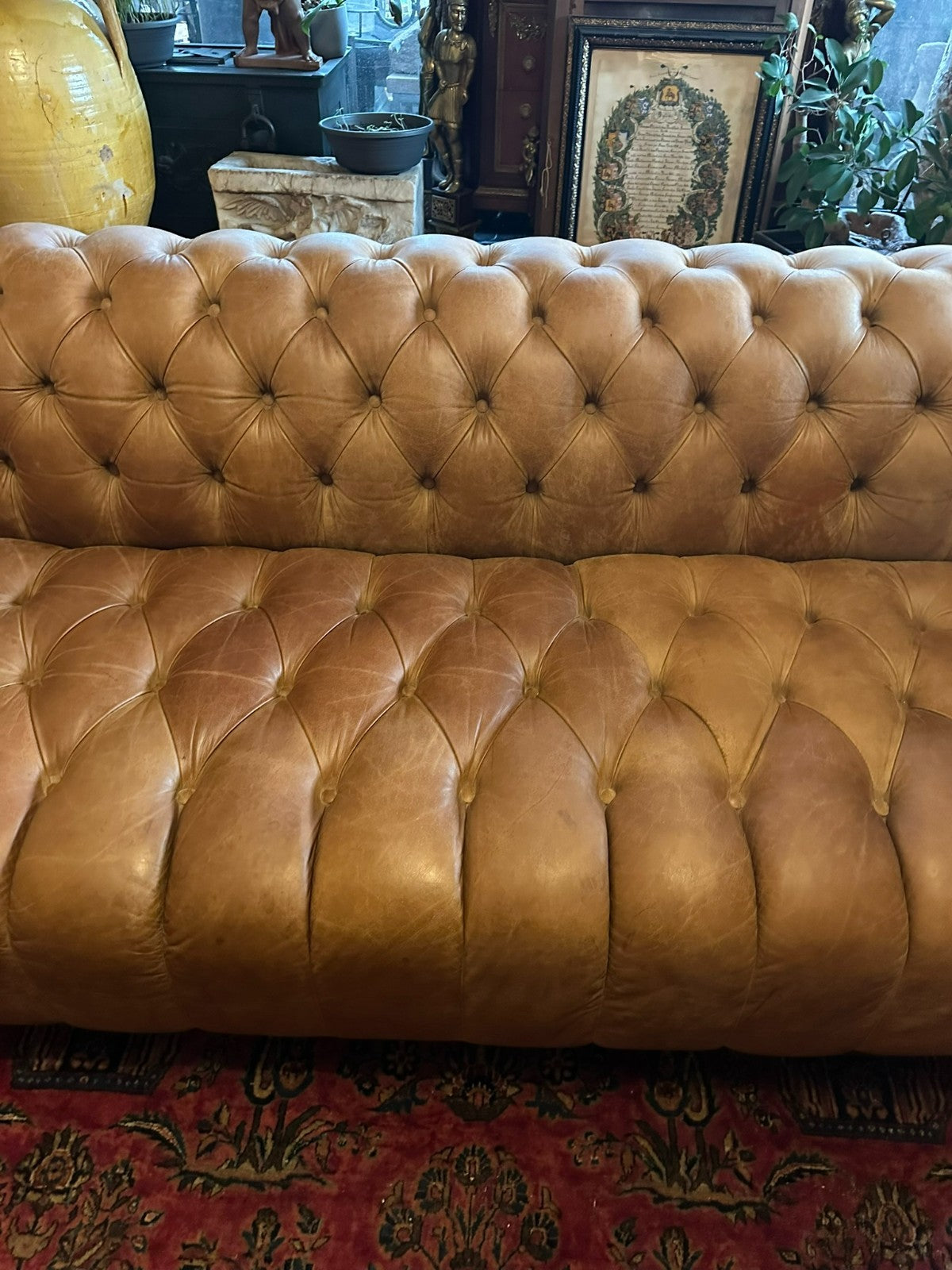 Chesterfield Couch aus Leder Sofa Gutmann Collection 1867