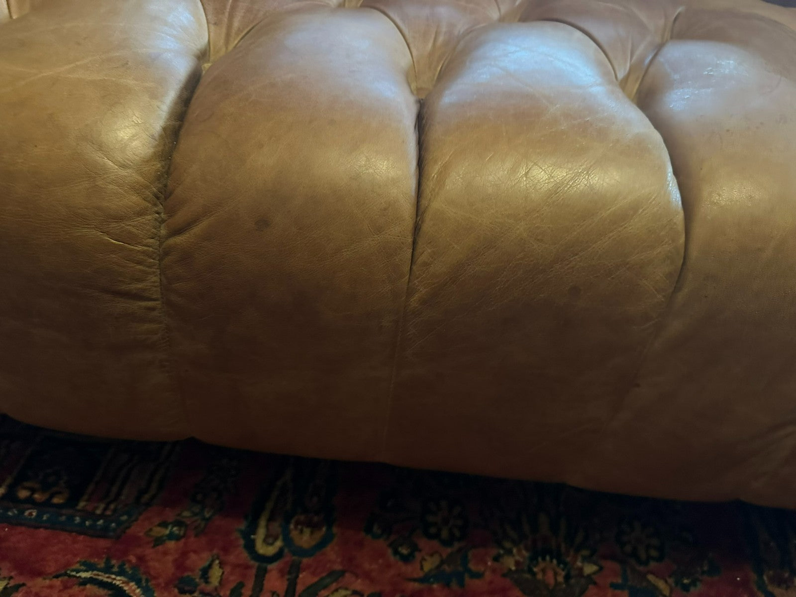 Chesterfield Couch aus Leder Sofa Gutmann Collection 1867
