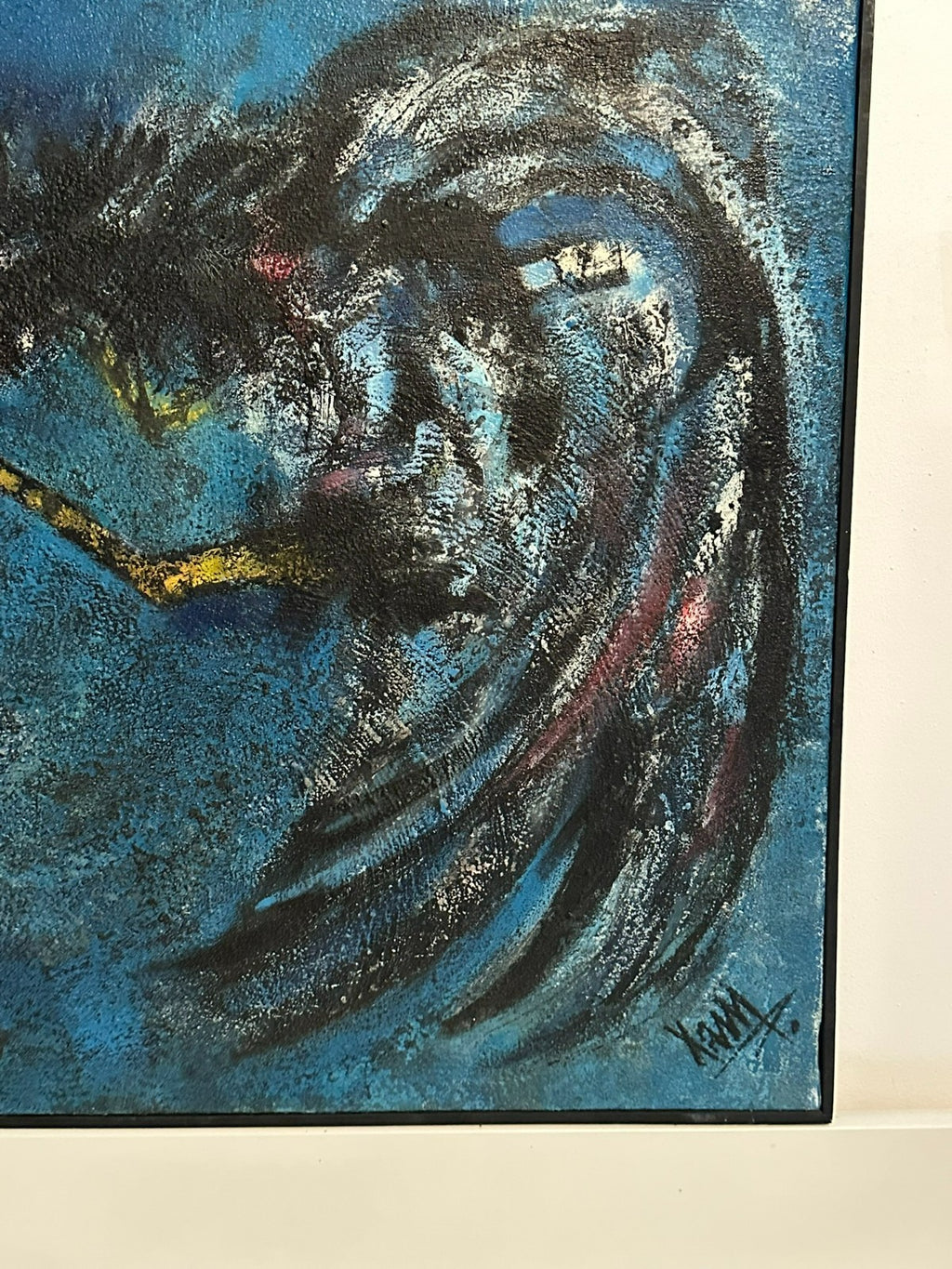 Xam Pedro Quetglas Ferrer (1915-2001) Ölgemälde Gallos En Fondo Azul