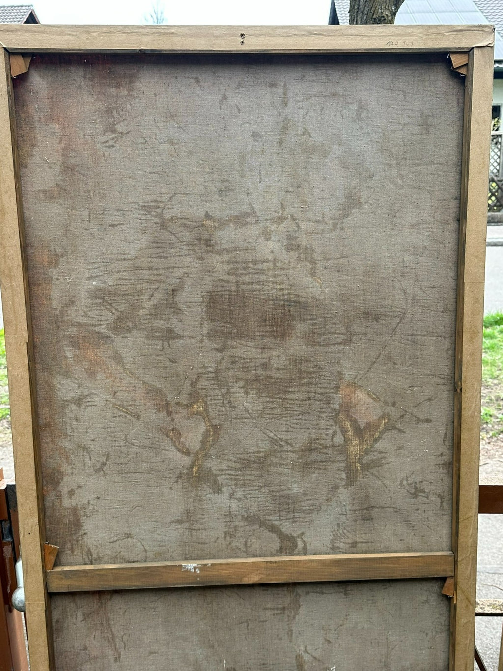 Maximilian Kurzweil (1867-1916) 188x81cm grosses Ölgemälde Akt Erotik von 1912