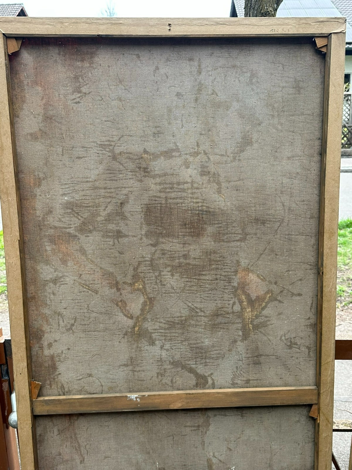 Maximilian Kurzweil (1867-1916) 188x81cm grosses Ölgemälde Akt Erotik von 1912