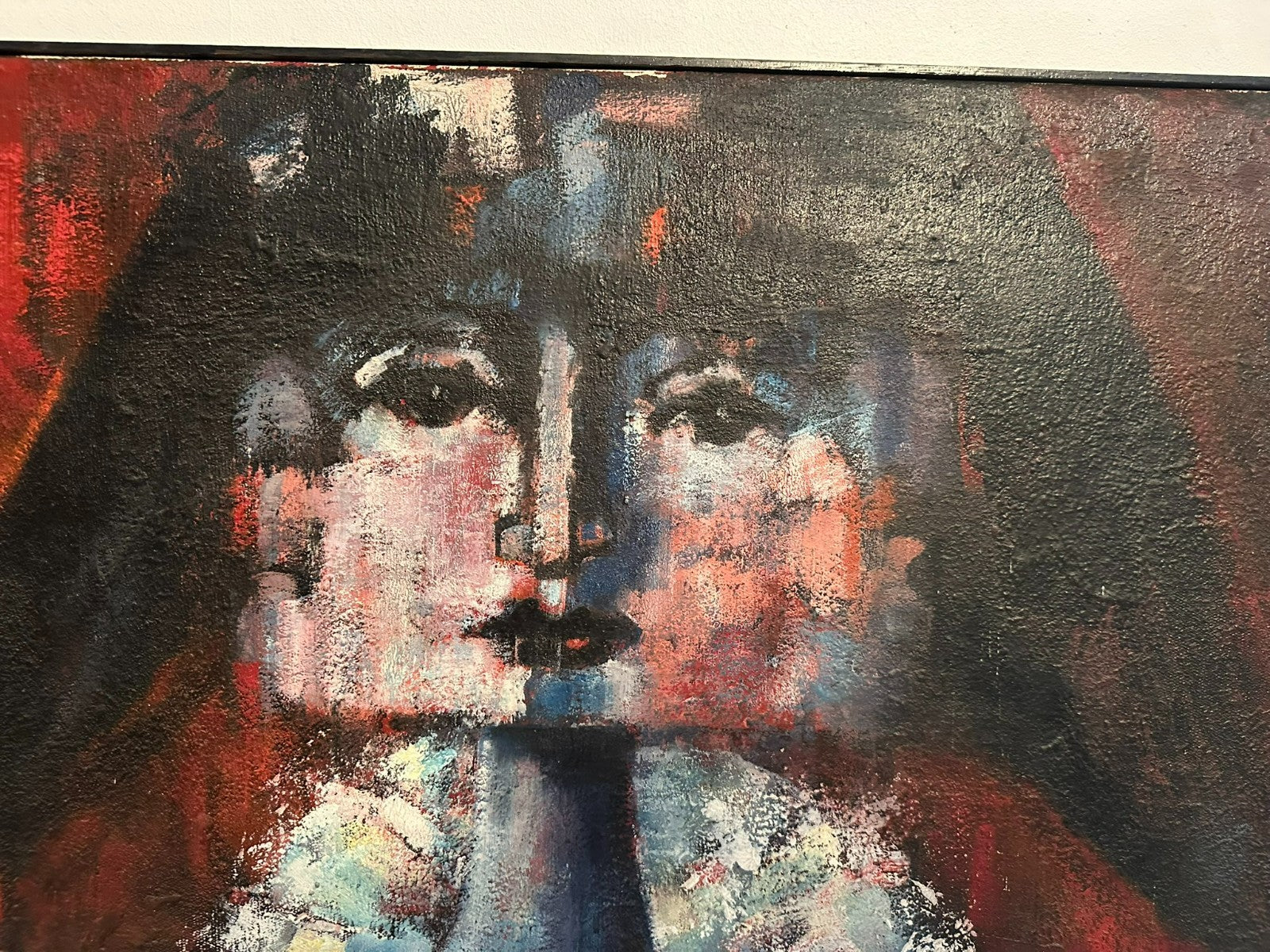 Xam Pedro Quetglas Ferrer (1915-2001) Ölgemälde Harlekin mit Ziehharmonika