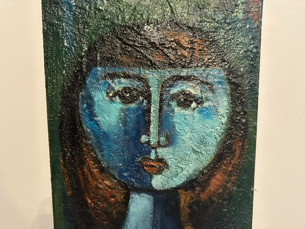 Xam Pedro Quetglas Ferrer (1915-2001) Ölgemälde Frau mit Hahn