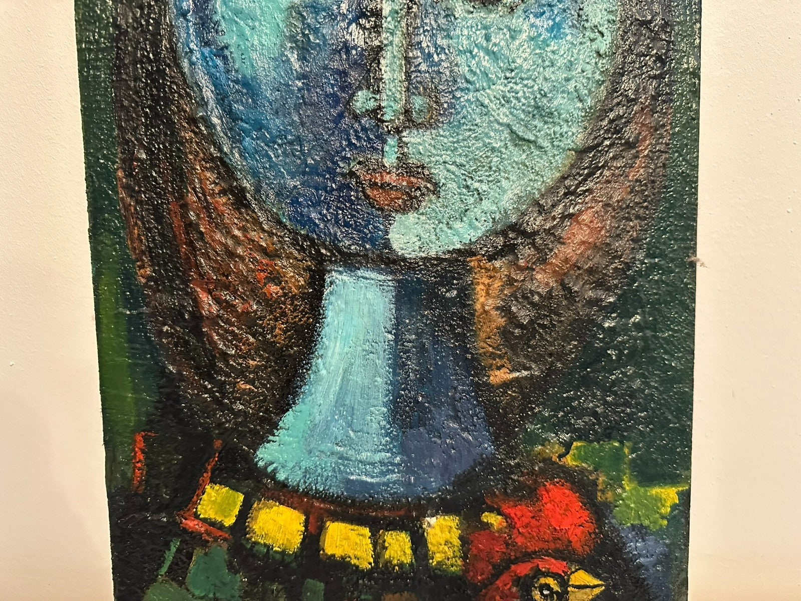 Xam Pedro Quetglas Ferrer (1915-2001) Ölgemälde Frau mit Hahn