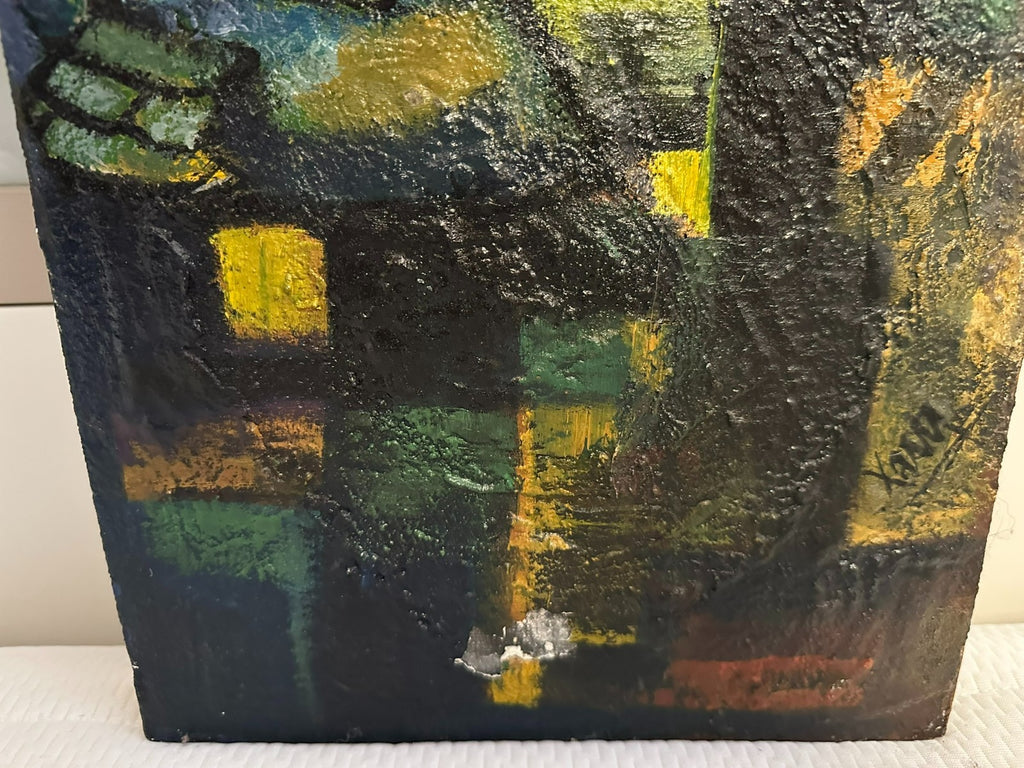 Xam Pedro Quetglas Ferrer (1915-2001) Ölgemälde Frau mit Hahn