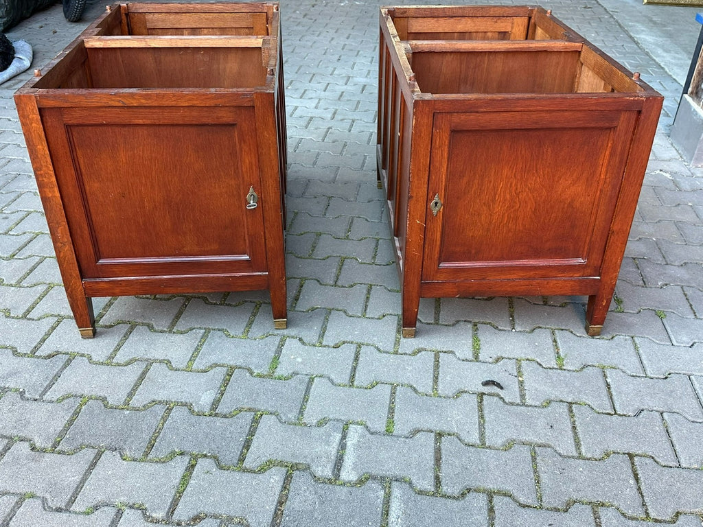 Grosser Vintage Schreibtisch aus Eiche England 20 tes Jhdt