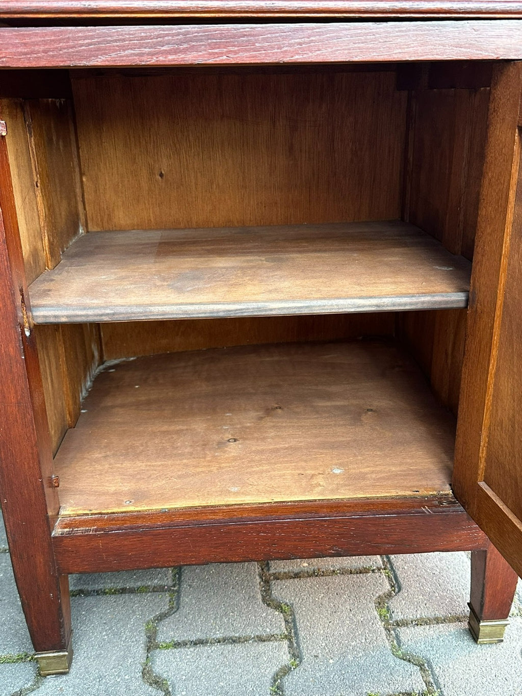 Grosser Vintage Schreibtisch aus Eiche England 20 tes Jhdt