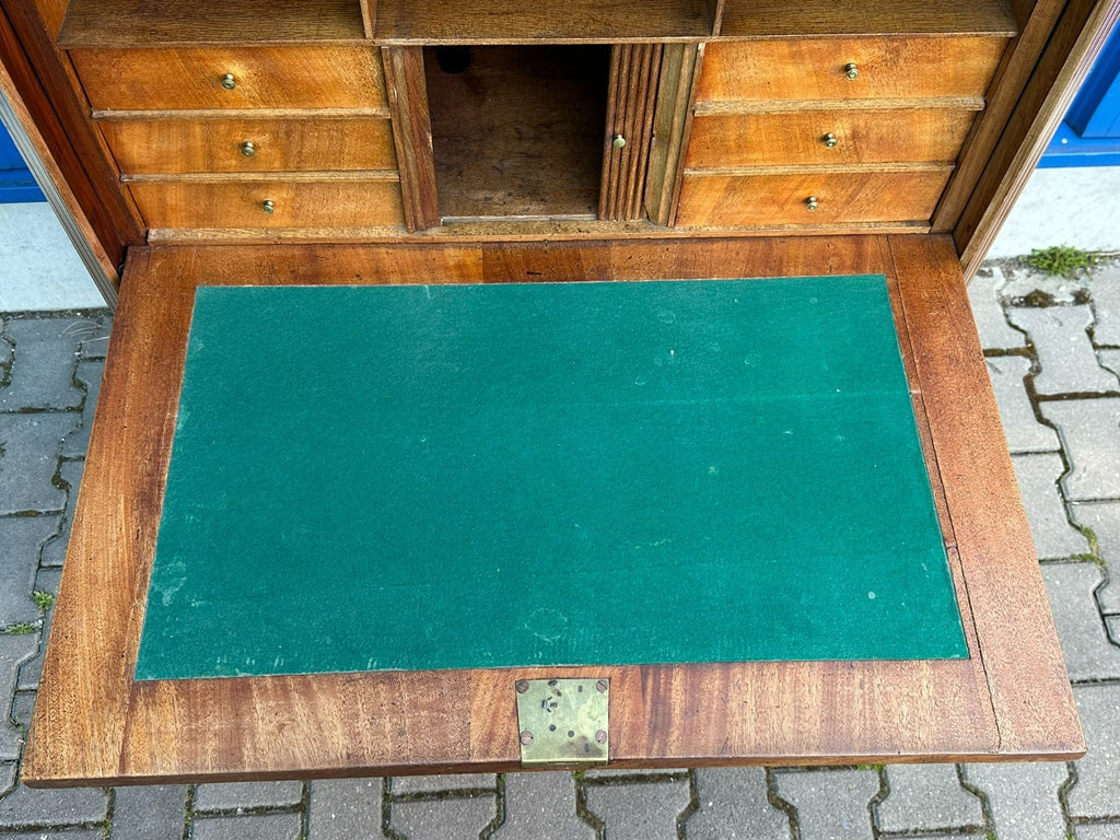 Antiker Louis Seize Sekretär um 1800 aus Mahagoni