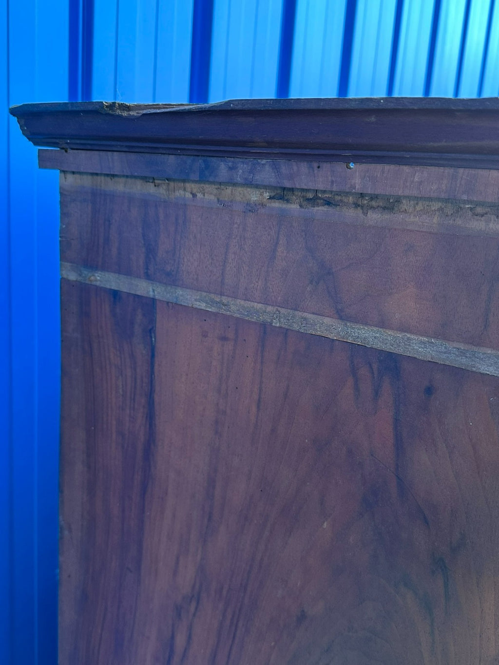 Antiker grosser Gründerzeit Sekretär um 1890 Nussbaum Furnier