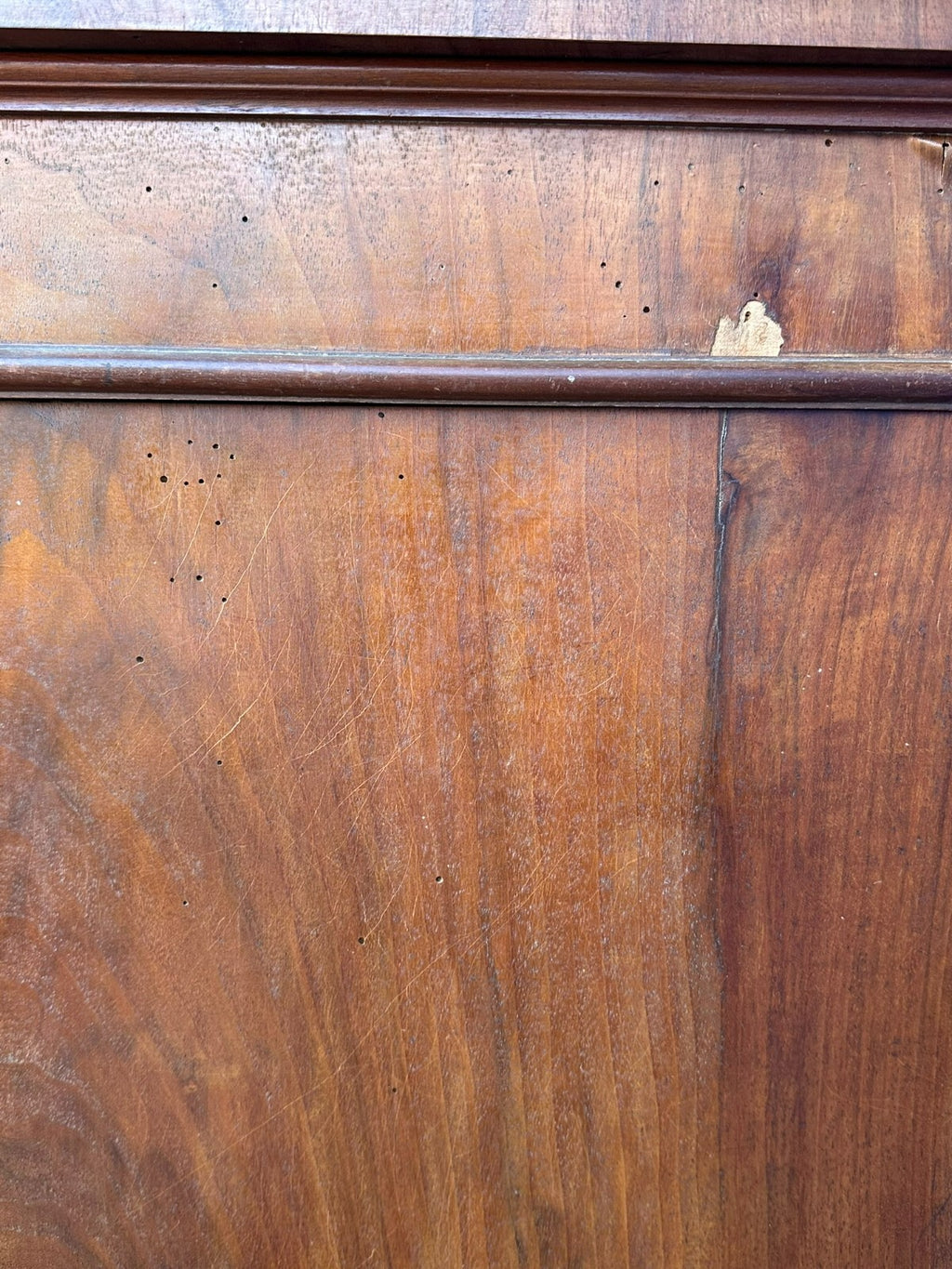 Antiker grosser Gründerzeit Sekretär um 1890 Nussbaum Furnier