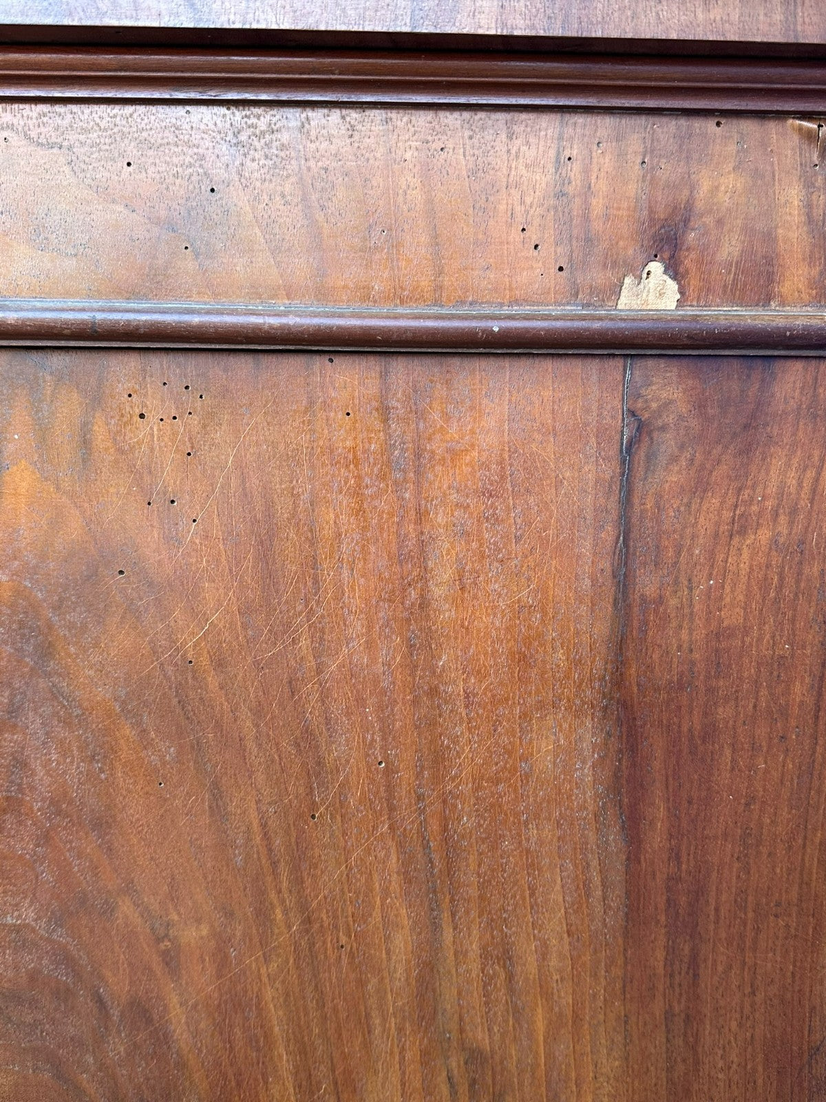 Antiker grosser Gründerzeit Sekretär um 1890 Nussbaum Furnier