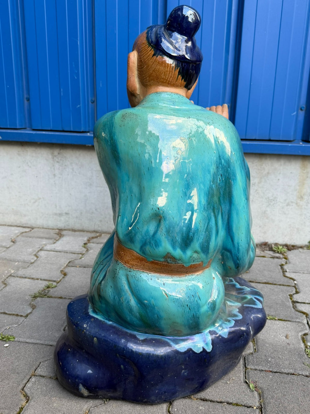 Sehr grosse Vintage China Figur aus Porzellan 69cm hoch