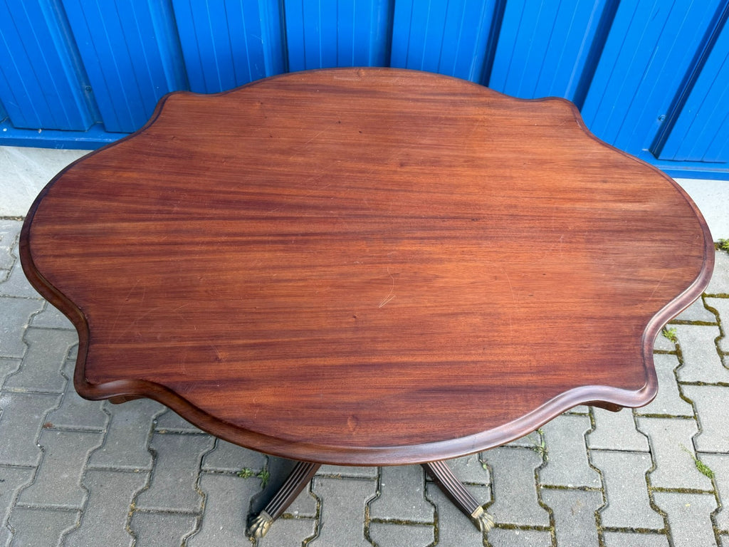 Antiker Mahagoni Beistelltisch Tisch Biedermeier Stil um 1880