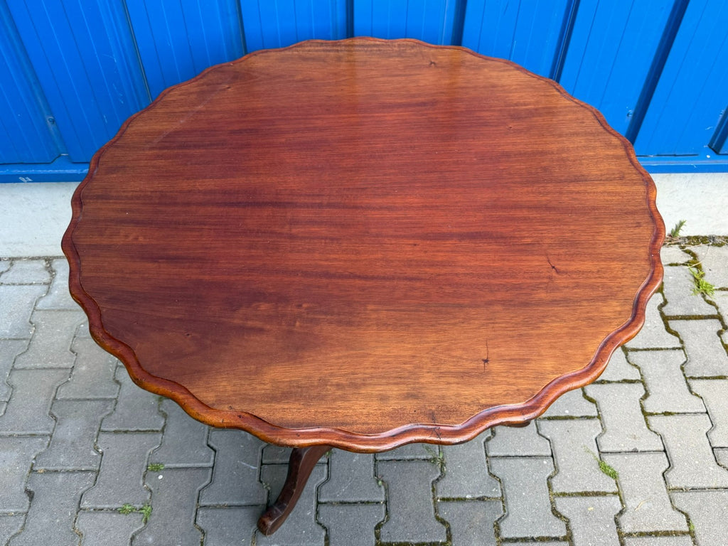Antiker Mahagoni Beistelltisch Tisch Biedermeier um 1860